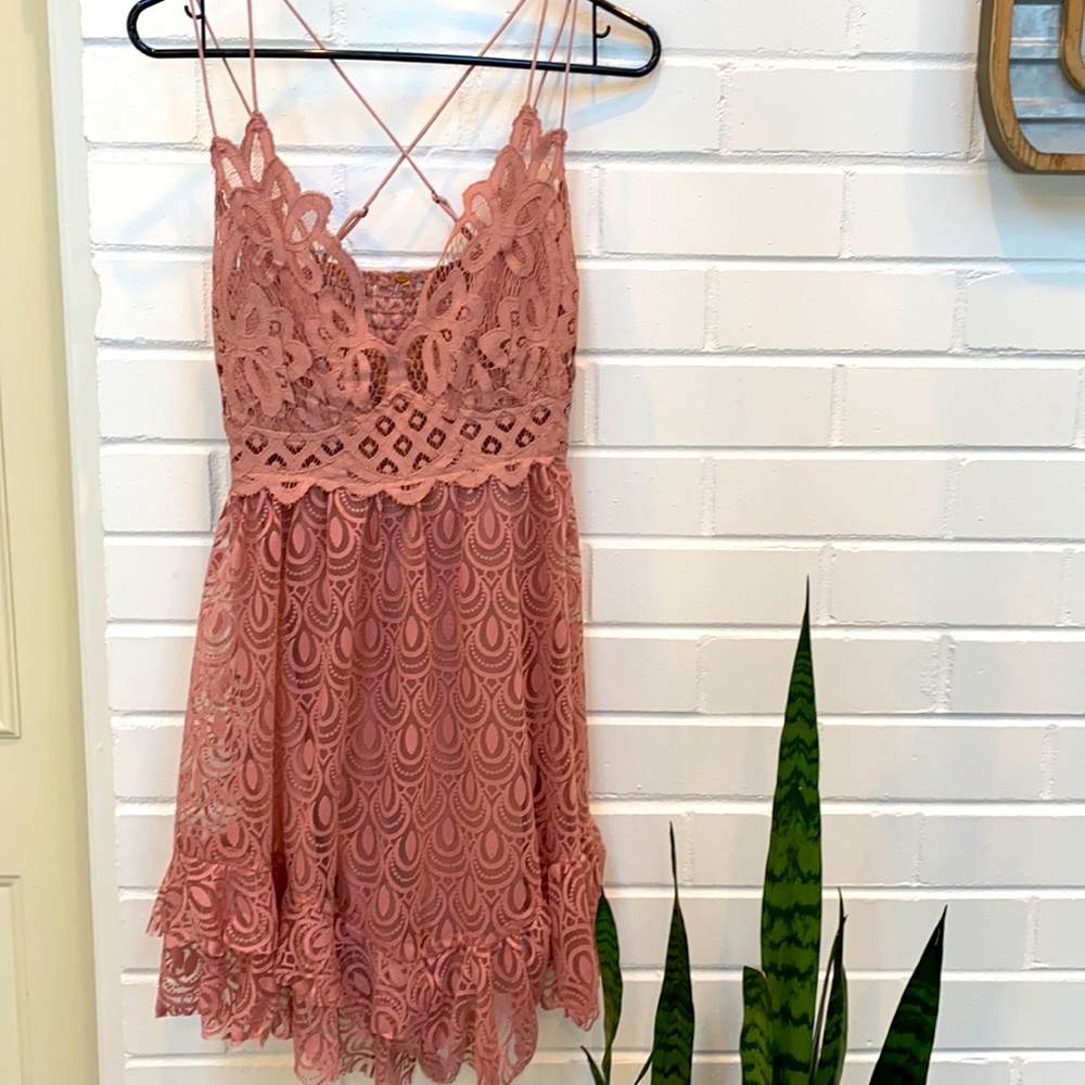 Free people One Adella Slip! Like new !!